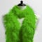 Federboa Feder-Schal, ca. 180 cm Länge Hergestellt aus echten gefärbten Federn - Perfektes Kostüm-Accessoire, Charleston, 20er Jahre, Flapper, Karneval, Mottoparty, Basteln, Deko (Grün hell)