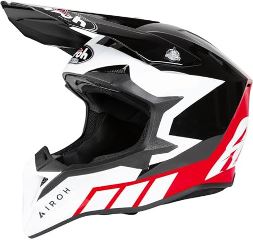 AIROH CASCO OFFROAD WRAAAP RELOADED RED GLOSS S