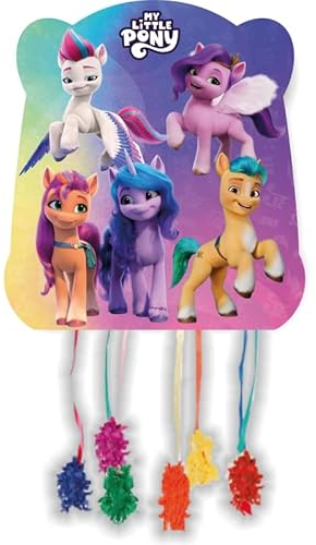 Piñata Kindergeburtstag – verschiedene lustige Designs für Jungen und Mädchen – ideal als Dekoration für Partys und Feiern (My Little Pony)