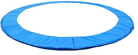 Walopola Trampolin-Umrandungs-Pad, Ersatz-Trampolin-Polsterung, wasserdichte Sicherheitsschutzfederabdeckung, Polsterpolster, Trampolin-Zubehör, 2,4 m, Blau
