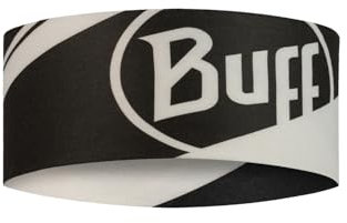 BUFF®| Stirnbänder CoolNet UV® Wide Männlich Weiblich Erwachsene Komfortabel, UPF50 Schutz, Sport, Stretch, Recyceltes Material, Qualität, Einheitsgröße, Gris Graphite