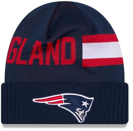 New Era NFL Sideline Tech Knit Mütze - New England Patriots