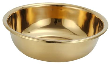 FIXOSHEE Edelstahlschüsseln Für Küche Und Bad Multifunktionale Waschschüssel Aus Hochwertigem Zum Spülen Mixen Und Servieren