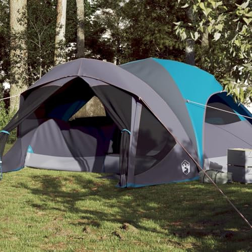 Somanki Familienzelt für 6 Personen Blau Wasserdicht, Caming Zelt, Camping Tents, Camping-Zelt - 94638