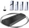 Support Vertical pour Console PS5 Slim Disc & Digital et PS5, Socle Vertical Noir Compatible avec Console Play Station 5 Slim, Support de Console Peu encombrant Accessoire en ABS, Facile à Installer