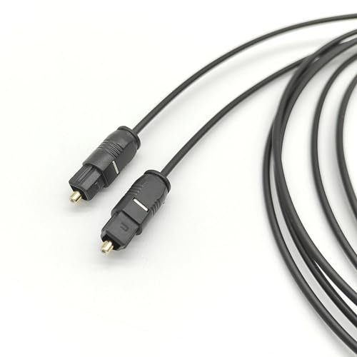 NVZPG AP Cable de Fibra óptica TOSLINK de 1-20m Cable SPDIF línea de conexión Cable de Fibra óptica(18m)