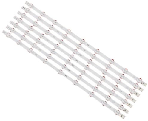 EUETVEXERK LED Backlight Strip 9lamps Compatible with HITACHI VESTEL 50'' NDV REV1.1 PANASONIC TX-50A300B 50HYT62U VES500UNDC-2D-N01 VES500UNDA TV Light Strip