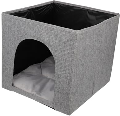 Toyvian Maison pour Chat Confortable Et Nid De Couchage Respirant Niche Pliable pour Usage Intérieur Extérieur