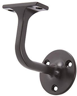 Wall Mounted Handrail Brackets - Select Finish (Black)