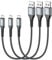 SUNGUY Micro USB Cable, 【3Pack 0.3M】 Nylon Braided USB Micro Charging Cable Fast Charger Cable Lead for Samsung S6 S7 Edge,Tab 4,Moto E4 G5S Plus,Sony Xperia Z3 Z5,Kindle HD,PS4,Xbox,Huawei Honor 7X