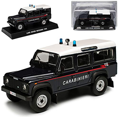 DeAgostini Land Rover Defender 110 Carabinieri 1995 1/43 Modell Auto mit individiuellem Wunschkennzeichen