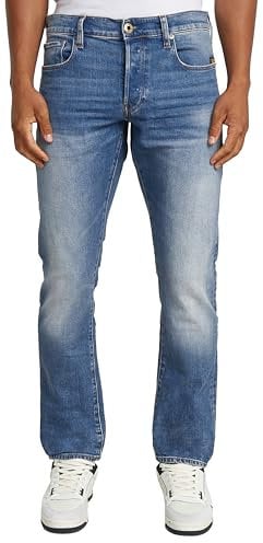 G-STAR Men's 3301 Regular Tapered Jeans, Blue (worn in azure 51003-B631-A795), 31W / 36L
