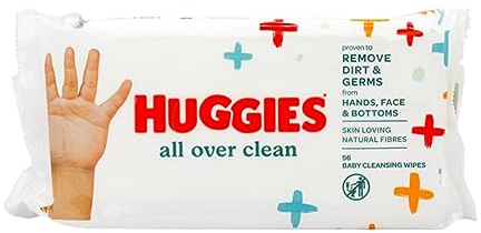 Huggies All Over Clean Baby Wet Wipes 56 Pieces, Größe 1
