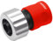 Meister Schlauchverbinder 19,05 mm (3/4 Zoll) - Aus Aluminium - Mit Soft-Touch-Oberfläche - Wasserdicht / Steckverbinder / Schlauchanschluss / Schlauchkupplung für Hahnanschluss / 9924810