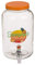 ootb Glas-Getränkespender, Summer Feeling, Einmachglas mit Metallschraubverschluss, für ca. 3 Liter, H: ca. 25 cm