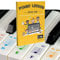 Color Piano and Keyboard Stickers and Complete Color Note Piano Lesson and Guide Book