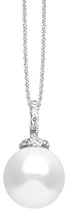 NANA KAY Fashion Pearl Halskette Silber Silber mit Zirkonia ST946