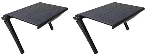 2 Stück Screen Top Shelf TV Regal Computer Monitor Oberes Faltbares Speicherregal Monitorständer Einstellbares Angle Standfuß für TV-Box, Router, Game Box