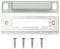 Stainless Steel Door Lock Plate Portable and Creative Door Guide for Easy Installation Lightweight Design for Home Use Light Grey