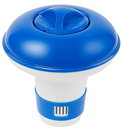 ACHANFLY 5 Inch Removable Floating Tablets Dispenser for Hot Tub & Pool Chemicals, Adjustable Chlorine Tablets Granules Floater