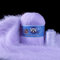 FOLODA Wolle, 2 Stk. Langer Plüsch Nerz Reine Natur Stricknadeln Wolle Kammgarn Garn Handgemachte Wolle Couture Material,50g+20ghandstrickgarn baumwolle