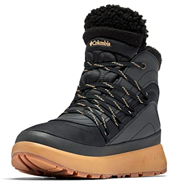 Columbia Red Hills Omni-Heat, Stivali da neve Donna, Black/Sahara , 37.5 EU