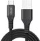 3A USB C Charger Cable [1.5M] Nylon Braided USB C Charger Cable Fast Charge Charging Cable For Samsung Galaxy A16 5g/S24 FE/A35/A55/A53/A33/A05/A05s/A15/A15 5G/A25/A23/A23 5G/A13/A14 5G (Black)
