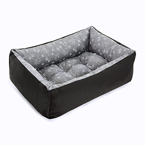 SuperKissen24. Hundebett Hundekorb Hundesofa Tierbett für Kleine, Mittlere und Grosse Hunde - Waschbar - Wasserdicht - Größe M - Claw