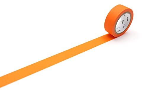 MT Washi Masking Tape - Matte Orange - 1 Roll