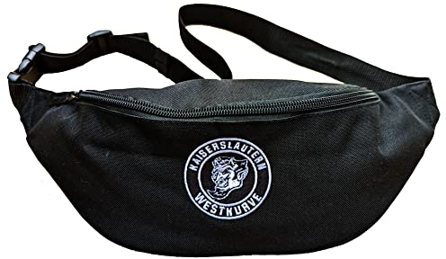 Kaiserslautern Bauchtasche -Westkurve Logo- schwarz.
