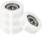 Kozelo 4pcs 608ZZ Nylon Ball Bearing - [8x32x12mm] Replacement Wheel Bearing for Motors Gearboxes Lawnmower Hand Truck Use, Double Shielded, ABEC1