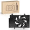 Frankberg Fan Engine Cooling Radiator Fan Compatible with B-Max JK 1.4L-1.6L 2012-Present B-Max Van JK 1.4L-1.6L 2012-Present Fiesta Sedan 1.6L 2010-Present
