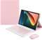 HEUCYL Étui Clavier pour Xiaomi Pad 6 / Pad 6 Pro 11 Pouces Version 2023 avec Souris Clavier Français Bluetooth sans Fil Détachable, Support Réglable Étui en Cuir PU Léger Et Portable,Rose