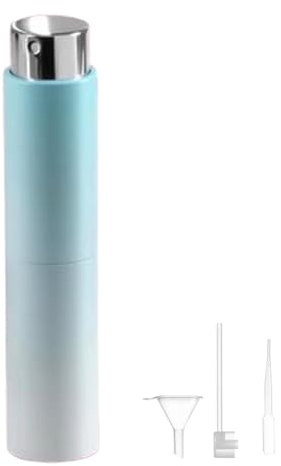 HenfuME Porta Profumo da Viaggio,Porta Profumi 8ml,Porta Profumo da Borsetta,Atomizzatore Profumo,Portaprofumo da Viaggio Ricaricabile,Adatto per Viaggio(Blu)