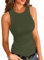 Shen&Qege Damen-Tanktops, Sommer, ärmellos, Basic-Cami-Top, Hemd, schmale Racerback-Blusen