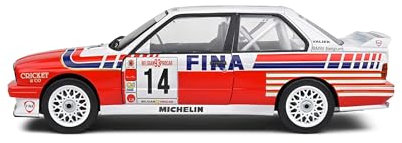 Solido 1:18 BMW E30 M3 White #14 DUEZ BELGIUM PROCAR 1993
