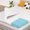 AprLeaf Surmatelas 140 x 200 cm, 7,5 cm Hauteur, Gel surmatelas memoire de Forme, surmatelas rafraîchissant Respirant, Ergonomique Soutien, avec Housse Amovible et Lavable