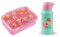 I-Drink - Kit Lunchbox + Borraccia Termica in Acciaio Inox 350ml - per Bambini - Porta Merenda - Picnic, Gite e Scuola - con Disegni di Infanzia (Fata Termico)