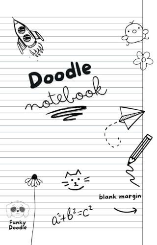 Distraction Doodle Notebook: Doodle Margin for Focus, ADHD, Dyslexia, Creativity