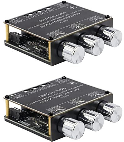 Tynmoel 2X XY-E30H 2.1 Canales Bluetooth 5.1 Módulo de Placa de Amplificador de Potencia de Audio Alta Y Baja 15Wx2 + 30W Altavoz Amplificador de Subwoofer