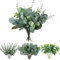 SHUOHONG 30 Stück Künstliche Eukalyptus Deko Pflanzen, Eukalyptus Pflanze, Eukalyptu Getrocknet, Trockenblumen Deko, Deko Pflanzen für Hochzeitsfeiern Party Home Tischdeko Blumenarrangement (A)