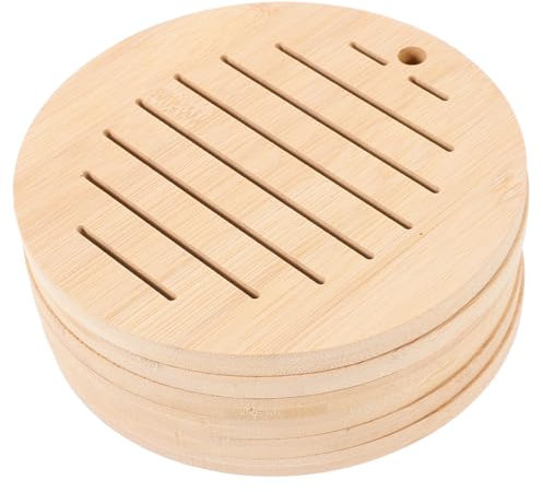 COLLBATH 6-teilige Bambus-tischsets Für Haushalt Rustikale Bambus-tischunterlagen Wärmeisolierende Topfuntersetzer Für Esstischdekor