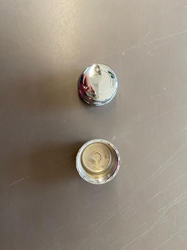TC Thermostatic Radiator Valve TRV Plastic Decorators Screw Cap for Radiator Valve Chrome x 2