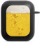 Hülle mit Karabiner kompatibel mit Apple AirPods (2. Generation) Case schwarz Schutzhülle mit Schlüsselanhänger Bier Trinken Festivals
