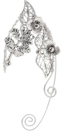 CALLARON Elfen Ohr-Design Ohrclip Nicht-Piercing Ohrschmuck Für Frauen | Leichtgewichtig, Hautfreundlich, Links, Einfach Zu Verwenden, Für Frauen Und Mädchen