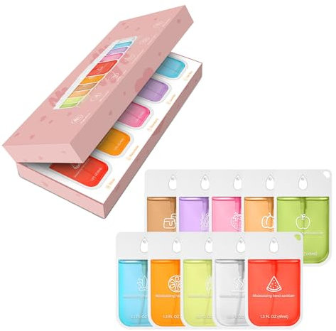 Power Mist Händedesinfektionsspray, 6 Düfte, Power Mist Feuchtigkeitsspendendes Händedesinfektionsspray, tragbares Reisedesinfektionsspray für Erwachsene und Kinder (10 Arten)