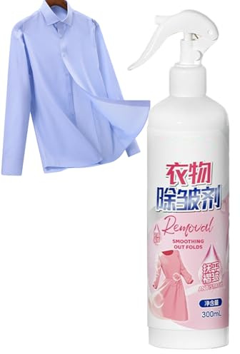 Gacqpli Spray Suavizante Para Ropa - Antiestático para Prendas Arrugadas - Acondicionador Textil 300ml Solución Anti Estática Para Jersey Camiseta Abrigo Traje Camisa Suéter