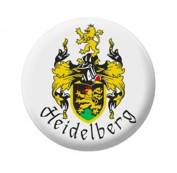 Ansteckbutton mit Print - Heidelberg Wappen - 18089 - Gr. ca. 57mm