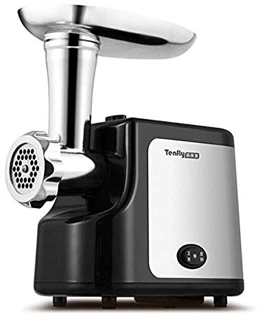 WFENG Meat Grinder Household Electric Mixer,Mincer Stainless Steel Food Processing Machine Sausage Machine,Detachable Kitchen Utensils Easy to Clean Filter/As Shown
