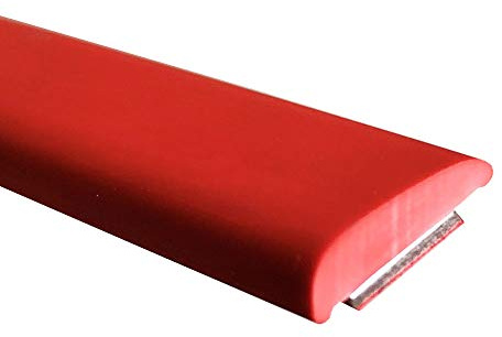 Moldura universal ROJA (tira 5 m) auto-adhesiva PVC protección paragolpes. Compatible P.205